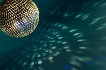 Disco ball with lights
