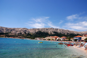 Fototapeta na wymiar plage de Croatie