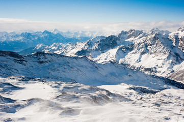 Fototapeta na wymiar Peninne Alps