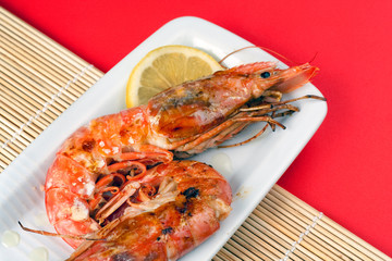 Grilled Argentinian Prawns