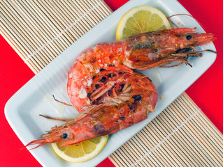 Grilled Argentinian Prawns