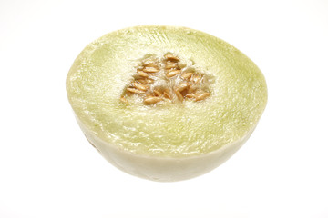 Half of a honey melon.