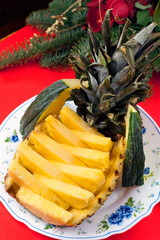 Pineapple and Green Melon