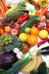 Composition of fruits and vegetables