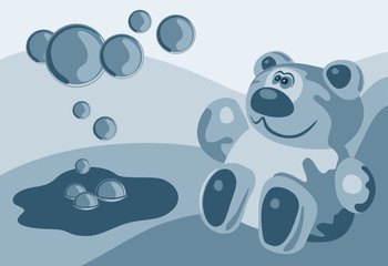 Bear and bubbles
