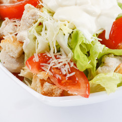 Bowl of Caesar Salad.