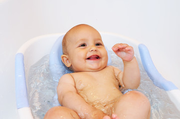 Little Baby during bathing