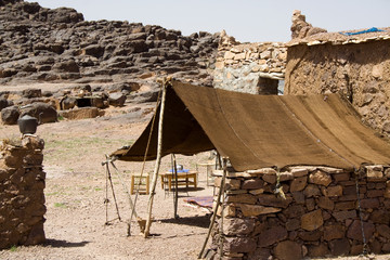 tente berbère dans le sud marocain