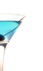 violet cold cocktail