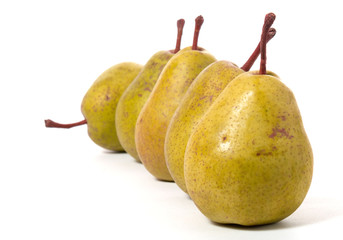 pears in a row