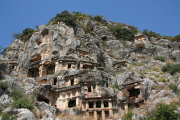 Ancient buildings in the city of Myra © Smile