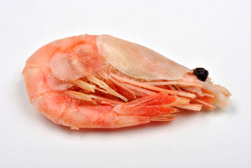 fresh organic prawns from the freezer