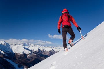 Winter climbing