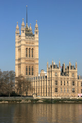 Fototapeta na wymiar London - Victoria tower