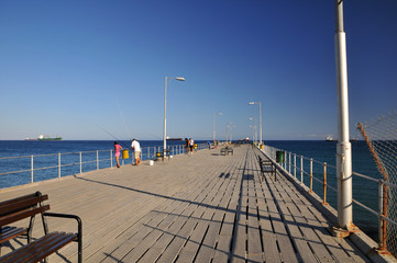 Mittelländische Meer in Limassol-Zypern