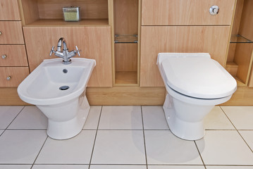 luxury bathroom detail