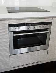 modern electric stove and oven