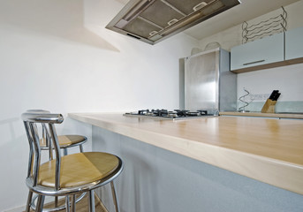 kitchen with breakfast bar