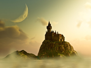 Island Castle Sunrise © Bob Orsillo
