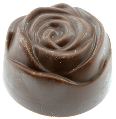 confiserie chocolat noir fond blanc