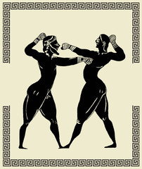 Old greek boxers - 19384840
