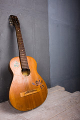Naklejka premium old guitar