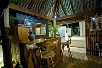 Bali Hut with bar