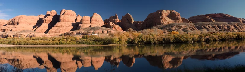 Rideaux velours Parc naturel Reflets dans le fleuve Colorado