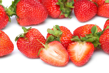 Fresh and tasty strawberries