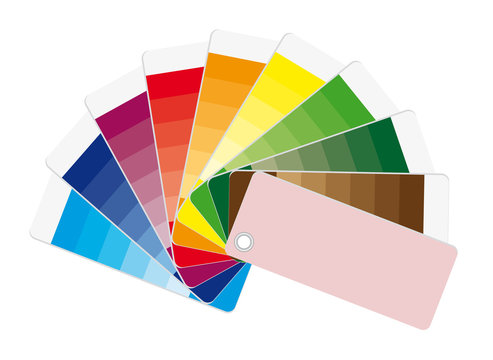 Farbf&auml;cher mit Musterfarben