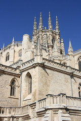 Fototapeta na wymiar Średniowieczna katedra w Burgos, Hiszpania