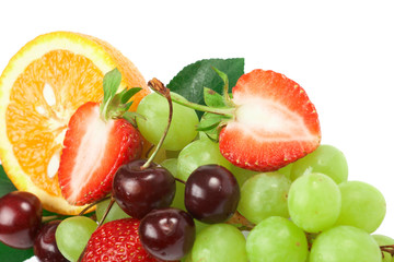 Still-life of fresh fruit