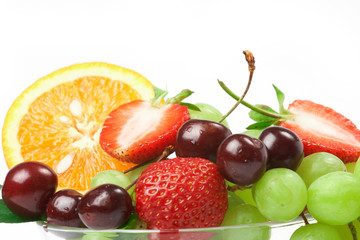 Still-life of fresh fruit