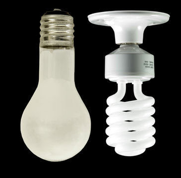 old light bulbs vs energysaving bulb