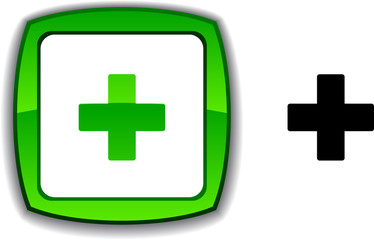 Obraz premium Switzerland button.