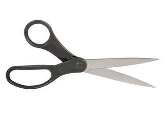Isolated set of modern scissors