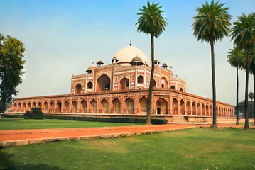 Schilderijen op glas Humayun's Tomb in New Delhi, India. © Aleksandar Todorovic