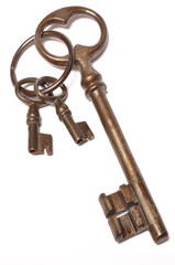 trousseau de clefs anciennes