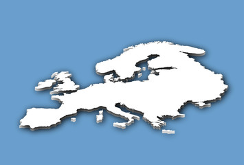 Europe 3D - obrazy, fototapety, plakaty