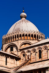 Cathedral dome, Pisa, Italy.
