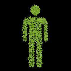 Green plant men