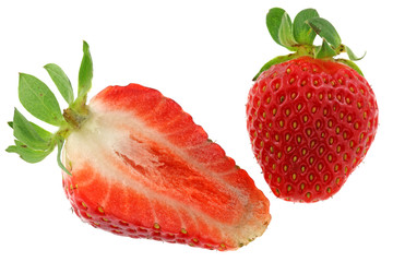 fraises fond blanc © Unclesam
