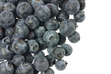 Nahaufnahme von frischen Heidelbeeren