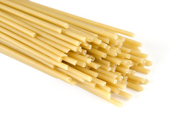 spaghetti isolated on white background