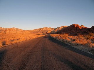 Fototapeta na wymiar Nevada Red Rock Wschód