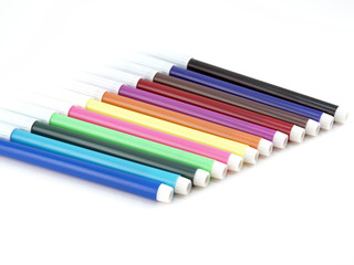 Set of color felt-tip pens