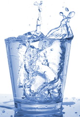 pouring water