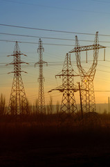 Fototapeta premium High voltage tower