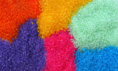Fototapeta na wymiar Colored Sugar