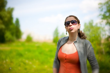 the girl in the lap of nature